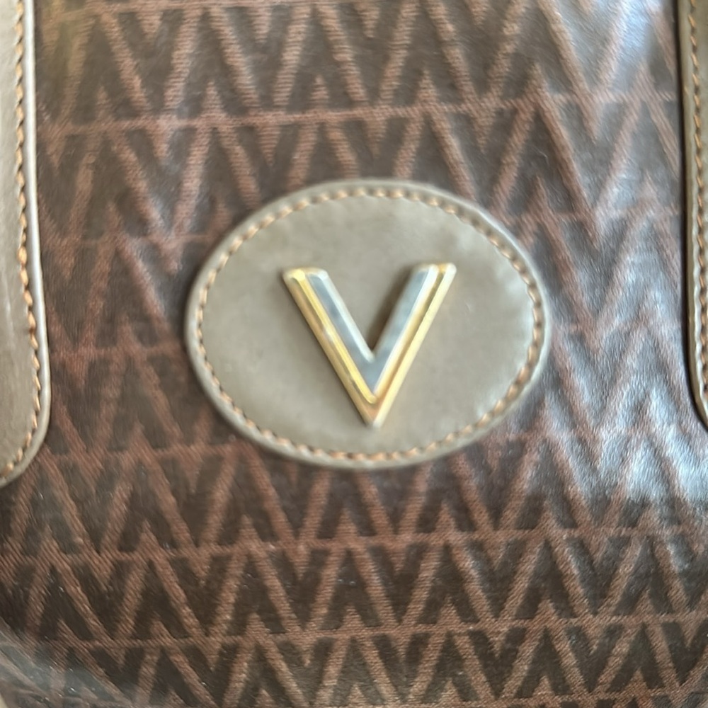 💙 Mario Valentino Vintage Boston Bag – Top Handle with Dust Bag - Authentic - Picture 6 of 15